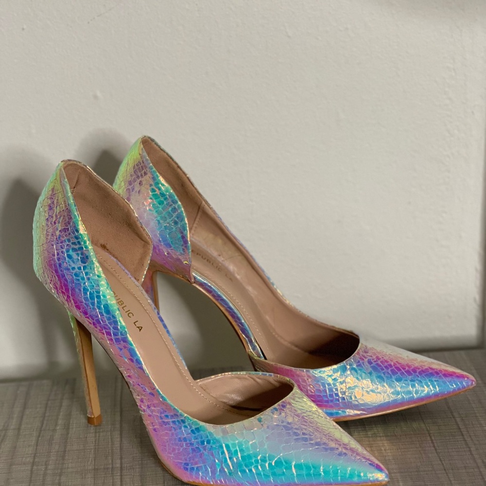 Multi color stilettos heel - Picture 2 of 4